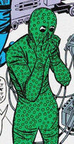 An image of the Human Torch holding two fingers up in a peace sign.
